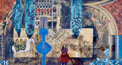 Layla and Majnun - A Paint Artwork by layla Fathi Zadeh